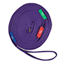 Kincade Two Tone Lunge Rein with Circle Markers - Purple