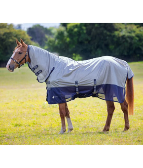 Bridleway Metabug Fly Sheet White and Grey