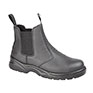 Grafters Black Grain Leather Chelsea Safety Boot