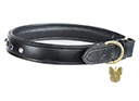Digby & Fox Diamante Padded Dog Collar - Black