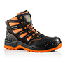 Buckler High Viz Waterproof Safety Lace Boot Black/Orange