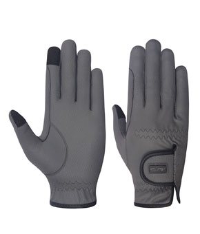 Mark Todd Pro Touch Winter Riding Gloves - Grey