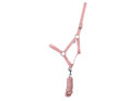 Hy Equestrian Synergy Heacollar and Lead Rope Set in Rose/Silver