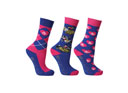 Hy Equestrian Thelwell Collection Race Mizs Socks 3pk
