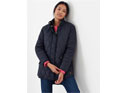 Joules Rosedale Mid Length Quilted Coat - Navy