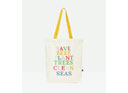 Joules Lulu Shopper Printed Tote Bag - Multi Slogan