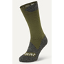 Sealskinz Raynham Waterproof Sock Mid Length Olive/Grey