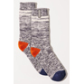 Sealskinz Mens Thwaite Mid Sock Grey/Blue/Orange/Cream