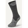 Sealskinz Raynham Waterproof Mid Sock Black/Grey Marl
