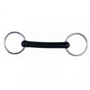 Korsteel Flexible Rubber Mullen Mouth Loose Ring Snaffle Korsteel Flexible Rubber Mullen Mouth Loose Ring Snaffle