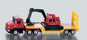 Low Loader With Excavator Low Loader With Excavator