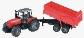 Massey Ferguson 7480 Toy tractor with Tipping Trailer Massey Ferguson 7480 Toy tractor with Tipping Trailer