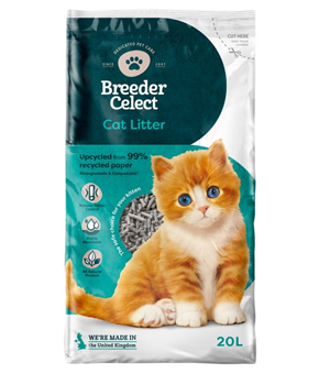 Breeder Celect Paper Cat Litter 20L Breeder Celect Paper Cat Litter 20L