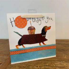 Alex Clark Medium Gift Bag - Dauchund Gift Alex Clark Medium Gift Bag - Dauchund Gift