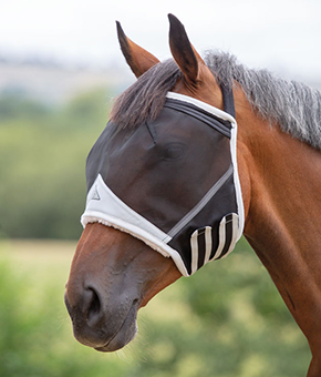 Shires Fine Mesh Earless Fly Mask Shires Fine Mesh Earless Fly Mask