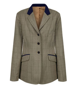 Equetech Junior Foxbury Deluxe Tweed Riding Jacket Equetech Junior Foxbury Deluxe Tweed Riding Jacket