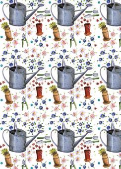 Alex Clark Gift Wrap And Tags - Watering Can Alex Clark Gift Wrap And Tags - Watering Can