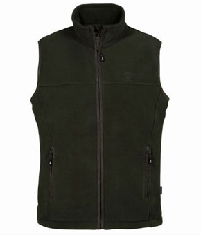 Percussion Scotland Fleece Gilet - Khaki Percussion Scotland Fleece Gilet - Khaki