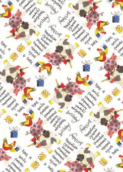 Alex Clark Gift Wrap And Tags - Farmyard Alex Clark Gift Wrap And Tags - Farmyard