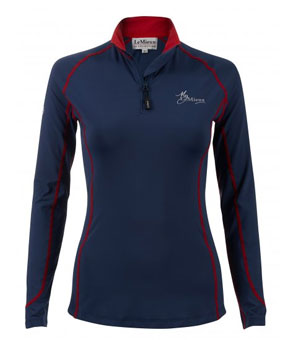 LeMieux Base Layer - Navy/Red
