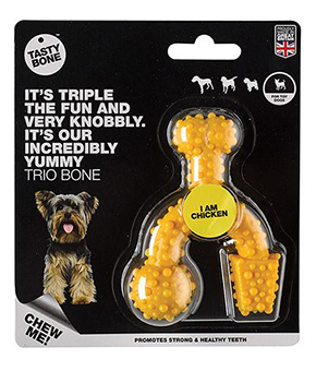 PETS CHOICE TOY TRIO BONE CHICKEN PETS CHOICE TOY TRIO BONE CHICKEN