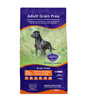 Nutritionally formulated as a complete & balanced diet to meet the needs of active adult dogs Nutritionally formulated as a complete & balanced diet to meet the needs of active adult dogs