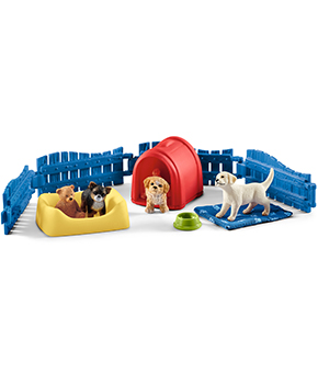 Schleich Puppy Pen Schleich Puppy Pen