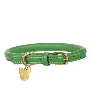 Rolled Leatger Dog Collar Rolled Leatger Dog Collar