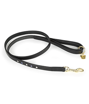 Shires Diamante Dog Lead - Black Shires Diamante Dog Lead - Black