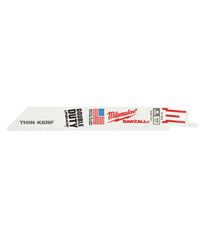 Milwaukee 150mm Metal Sawzall Blades - 5 Pack Milwaukee 150mm Metal Sawzall Blades - 5 Pack