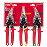 Milwaukee Metal Snips Set (3 piece)