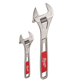 Milwaukee Adjustable Wrench Twin Pack Milwaukee Adjustable Wrench Twin Pack