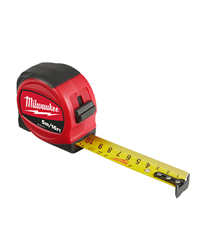 Milwaukee 5m/16ft Slimline Tape Measure Milwaukee 5m/16ft Slimline Tape Measure