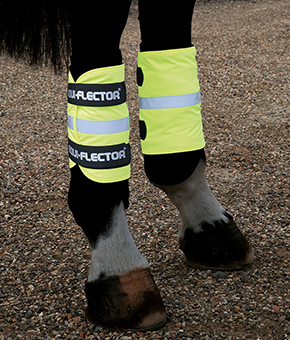 Shires EQUI-FLECTOR Wraps - Yellow Shires EQUI-FLECTOR Wraps - Yellow