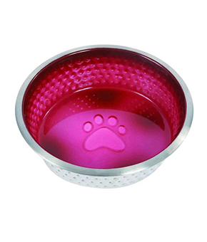 Weatherbeeta Non-Slip Steel Shade Dog Bowl - Magenta Weatherbeeta Non-Slip Steel Shade Dog Bowl - Magenta