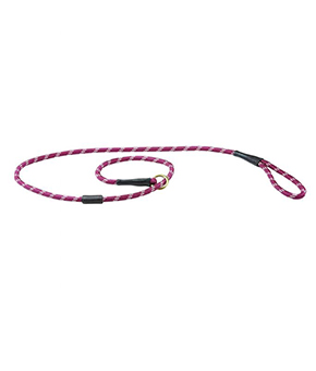 Weatherbeeta Rope Leather Slip Dog Lead - Burgundy/Brown Weatherbeeta Rope Leather Slip Dog Lead - Burgundy/Brown