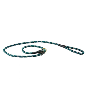 Weatherbeeta Rope Leather Slip Dog Lead - Hunter Green/Brown Weatherbeeta Rope Leather Slip Dog Lead - Hunter Green/Brown
