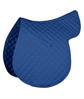 Roma Grand Prix All Purpose Numnah - Navy Roma Grand Prix All Purpose Numnah - Navy