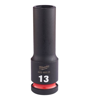 1/2" 13mm High Impact Socket DEEP Milwaukee 1/2" 13mm High Impact Socket DEEP Milwaukee