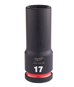 1/2" 17mm Shockwave Impact Socket DEEP Milwaukee 1/2" 17mm Shockwave Impact Socket DEEP Milwaukee