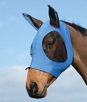 Weatherbeeta Stretch Bug Eye Saver Mask with Ears - Royal Weatherbeeta Stretch Bug Eye Saver Mask with Ears - Royal