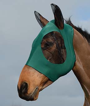 The Weatherbeeta Stretch Bug Eye Saver Mask - Green The Weatherbeeta Stretch Bug Eye Saver Mask - Green