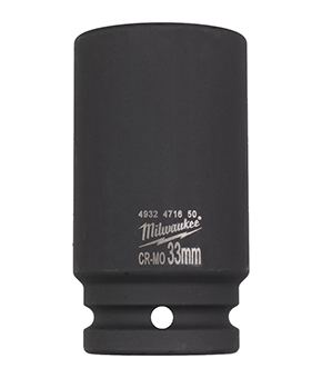Shockwave 33 mm 3/4" Impact Socket DEEP 4932471650 Shockwave 33 mm 3/4" Impact Socket DEEP 4932471650