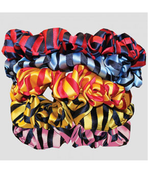 Equetech Broad Stripe Scrunchie Equetech Broad Stripe Scrunchie