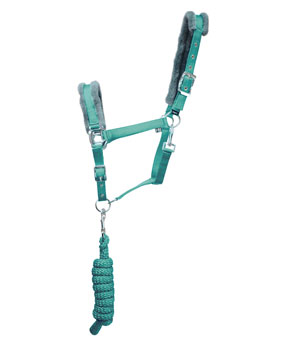 Hy Sport Active Head Collar & Lead Rope Set - Spearmint Hy Sport Active Head Collar & Lead Rope Set - Spearmint