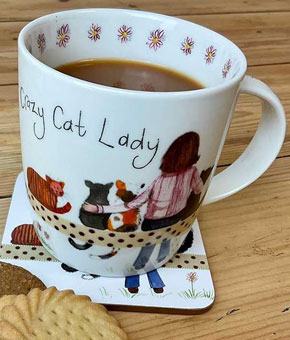Alex Clark Crazy Cat Lady Mug Alex Clark Crazy Cat Lady Mug