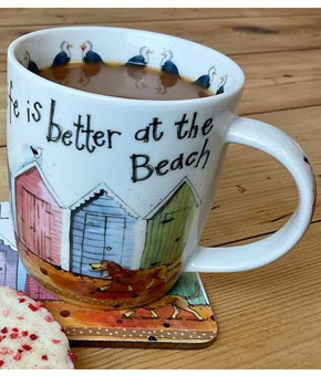 Alex Clark Life is Better at the Beach Mug Alex Clark Life is Better at the Beach Mug