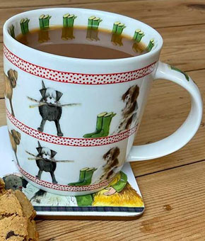 Alex Clark Country Dog Mug Alex Clark Country Dog Mug