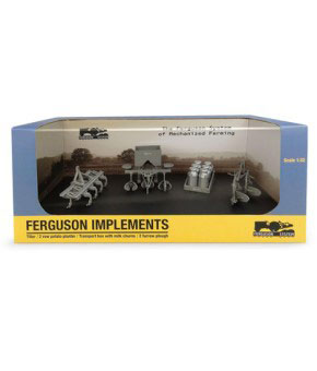 Universal Hobbies Set of 4 Ferguson Accessories 1.32 Scale Model Universal Hobbies Set of 4 Ferguson Accessories 1.32 Scale Model
