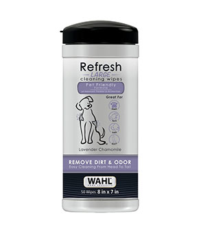 Wahl Dog Cleaning Wipes - Lavender Chamomile Wahl Dog Cleaning Wipes - Lavender Chamomile